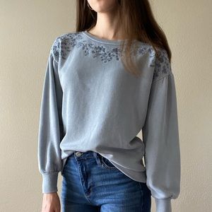 American Eagle Embroidered Crewneck Sweatshirt